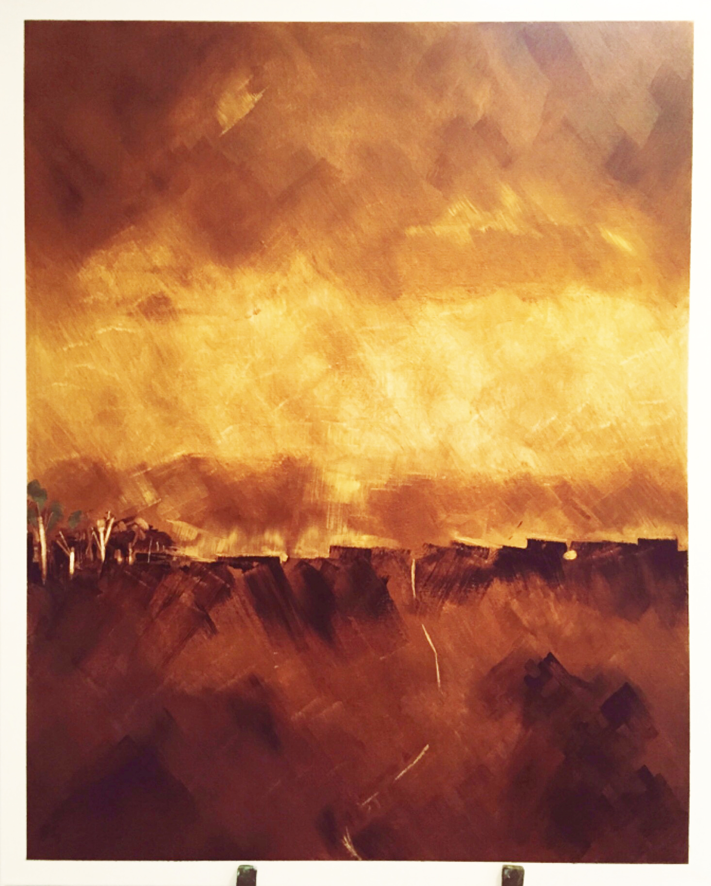 ‘Heat’ Oil Painting • BUJ Architects